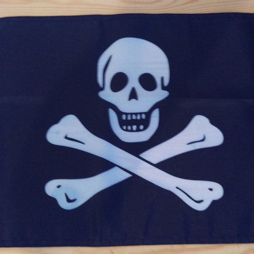 Pirate Skull and Crossbones One Eyed Jack 3'x2' Flag 