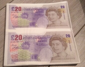 Novelty Money Napkins - pack of 20 - (20 note)