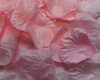 300 x PINK Artificial Silk ROSE PETALS - *Wedding / Party Confetti*