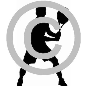 Tennisman silhouette - Patron de livre plié découpé