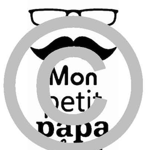 Mój kochany tatuśku - Wycięty wzór złożonej książki