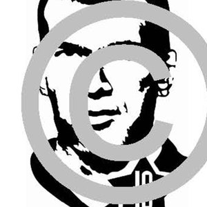 Zinedine Zidane - Football cut-out folded book pattern