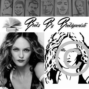 Vanessa Paradis - Cut-out folded book pattern