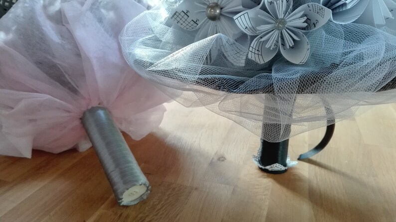 bridesmaid bouquets bride Set of 2 wedding