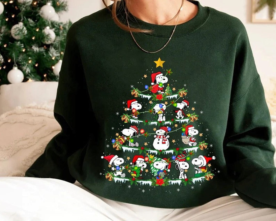 Phoenix Suns Snoopy Christmas Light Woodstock Snoopy Ugly Christmas Sweater