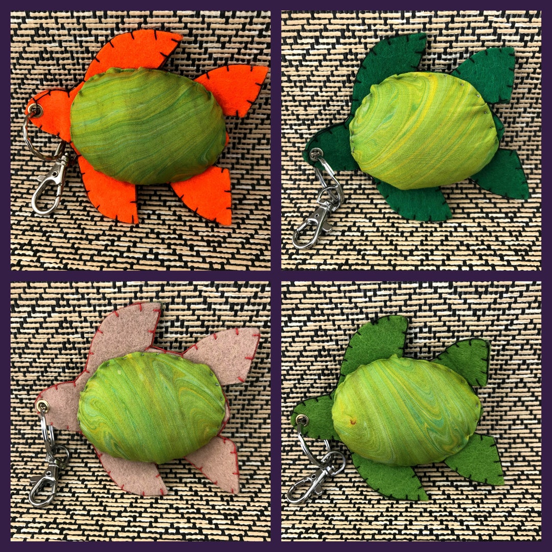 Turtle Pincushion Keychains Bale 2 Etsy UK