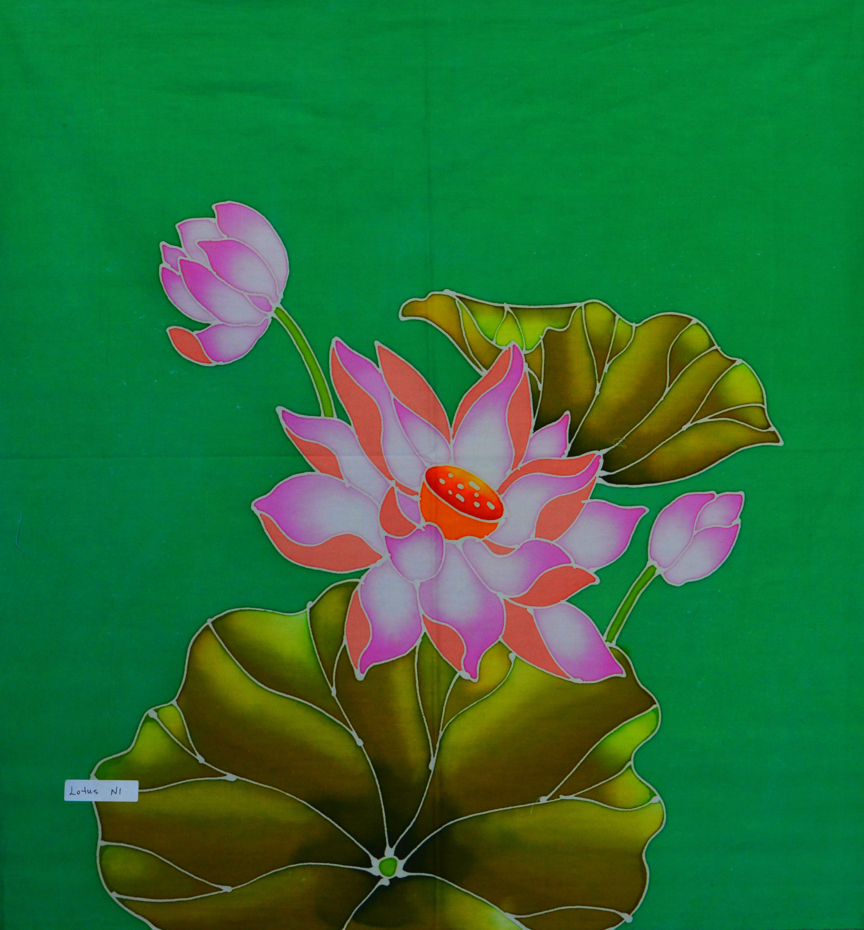 Lotus Batik Art Panels, 22