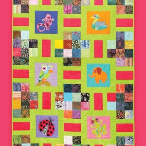 Batik Playtime Quilt Pattern by Catherine Redford