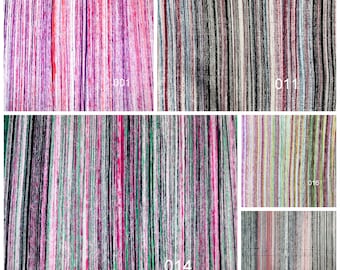 Linetropic  - Colors with Pink-  Hand Painted Artisan Fabric