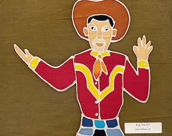 Big Tex Batik Art Panels, 8" x 8" - Hand Painted, One of a Kind