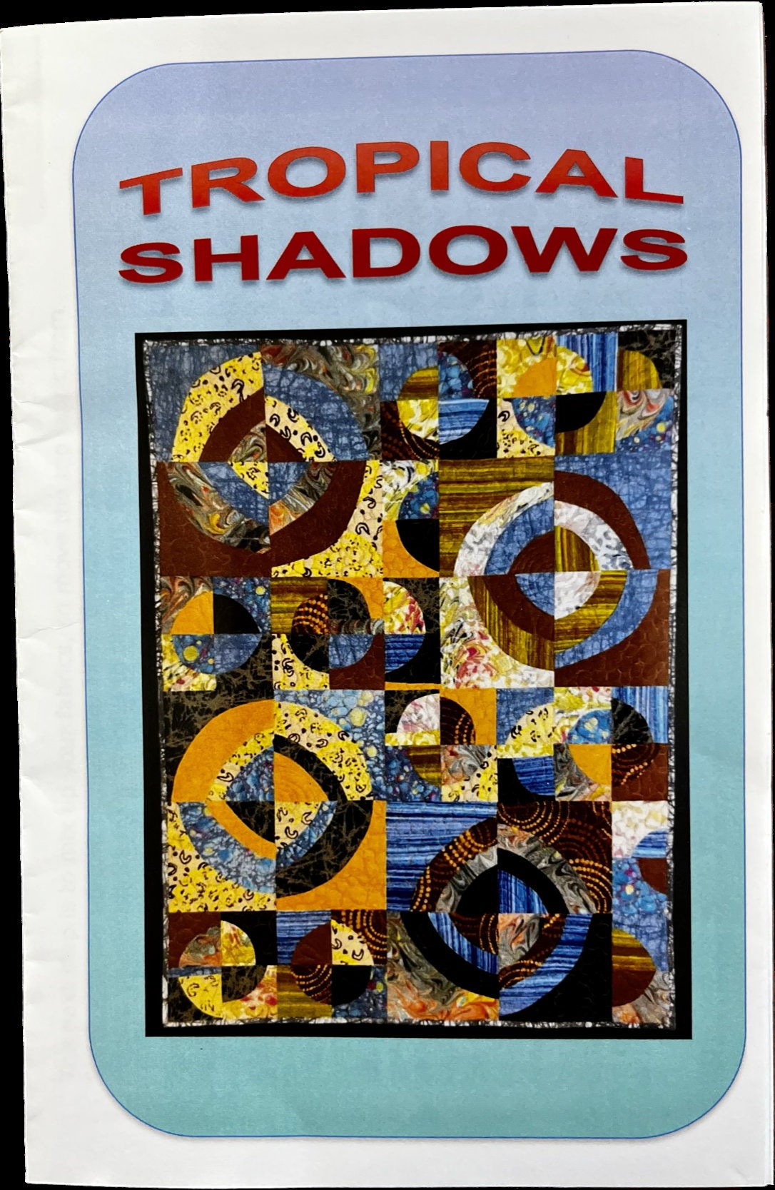 Tropical Shadows Quilt Pattern by Katherine Schmidt - Quirk LTD - Etsy