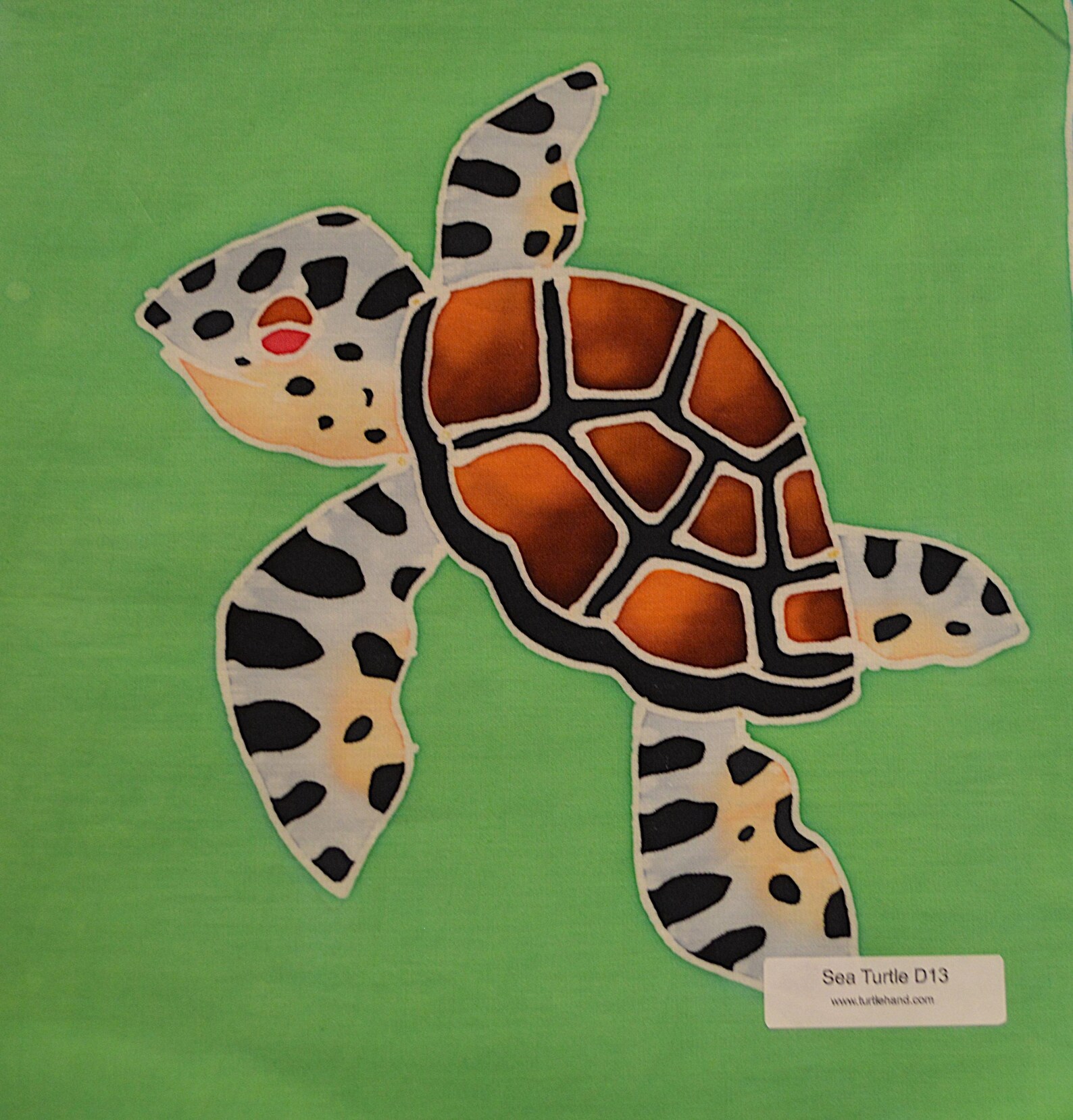 Brown Sea Turtle Batik Art Panels, 8