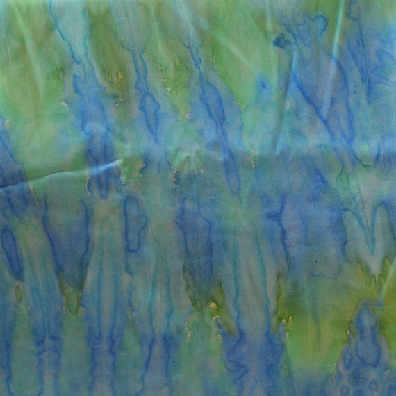 Shibori Hand Dyed Rayon Apparel Fabric