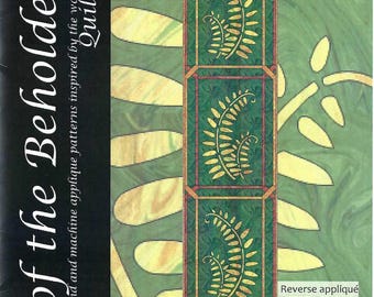 Woodland Fern Table Runner Reverse Applique Pattern by Eye of the Beholder