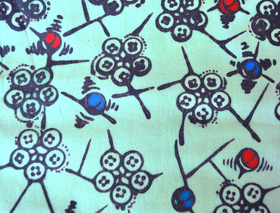 Malaysian Artisan Batik Fabric: Jewel - Atom