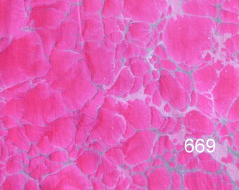 Molten Marble - Pink Hand Dyed Fabric