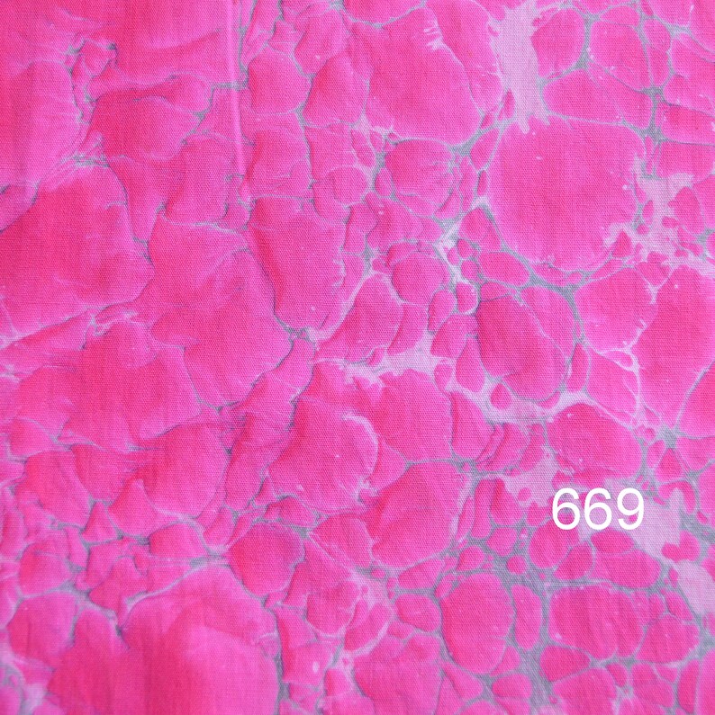 Molten Marble Malaysian Artisan Hand Dyed Fabric MOLX669 PINK