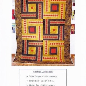 Seminole Revisited Quilt Pattern by Quilting Fabrications Leslie Edwards