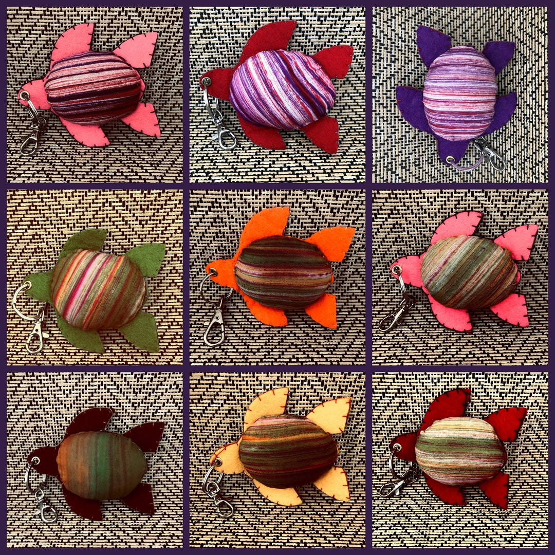 Turtle Pincushion Keychains Bale 5 Etsy