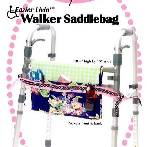 Walker Saddlebags Pattern by Eazy Peazy Sew So Easy