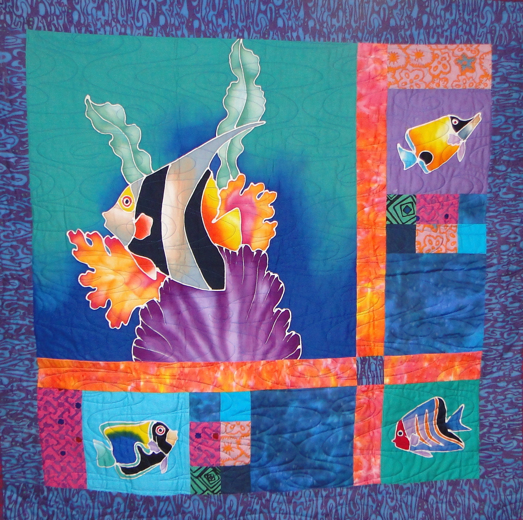 Malaysian Medley Quilt Pattern By Woven Inspirations Etsy