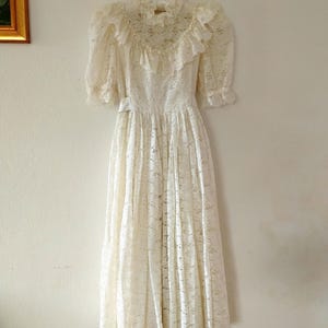 Vintage Girls Communion Dress | Bridal Flower Girl Dress