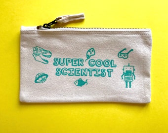 Canvas Pencil Case SUPPLIED EMPTY School gift Awesome Chemistry Teacher