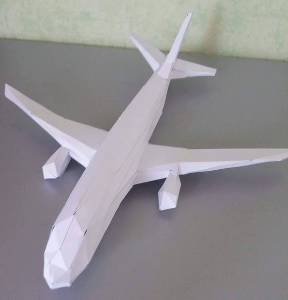 3d Paper Plane 30 Cms Long Diy Do It Yourself
