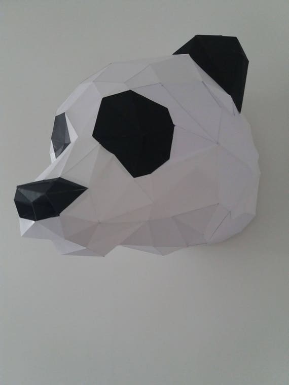visa 3d france Etsy 3D DIY en  soit  Panda même créer papier à