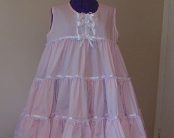 Tiered Cotton Blend Dress Lavender Sissy Lolita Adult | Etsy