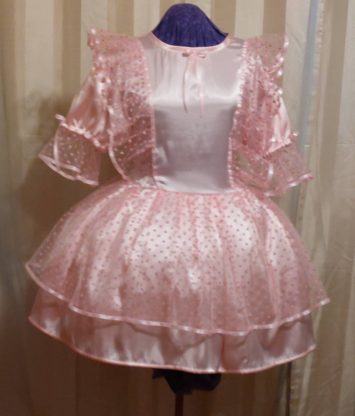 Perky Polka Dot Dress Pink Sissy Lolita Adult Baby Custom Etsy perky-polka-dot-dress-pink-sissy-lolita-adult-baby-custom-etsy