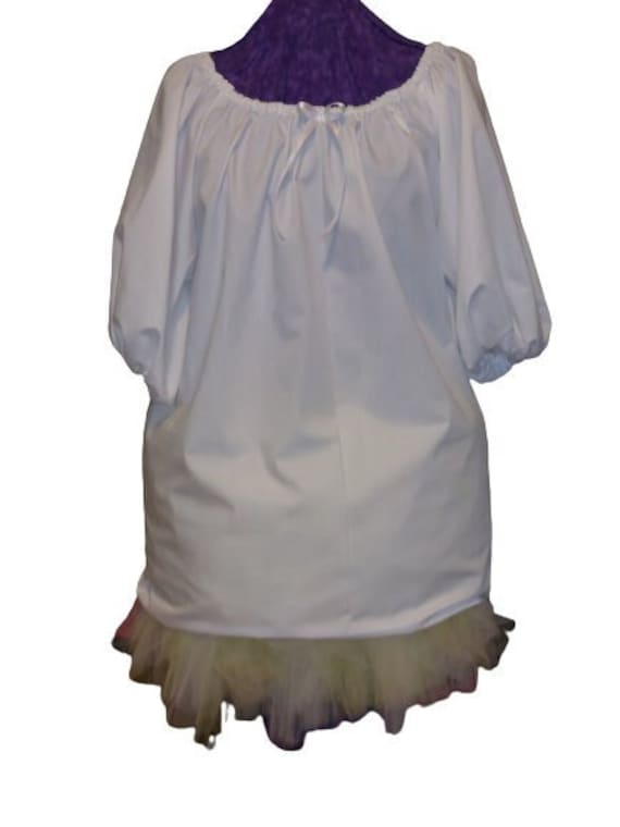 Blusa Campesina Blanca para Sissy Lolita Bebe Adulto Travesti para Fiesta Casual Etsy Mexico