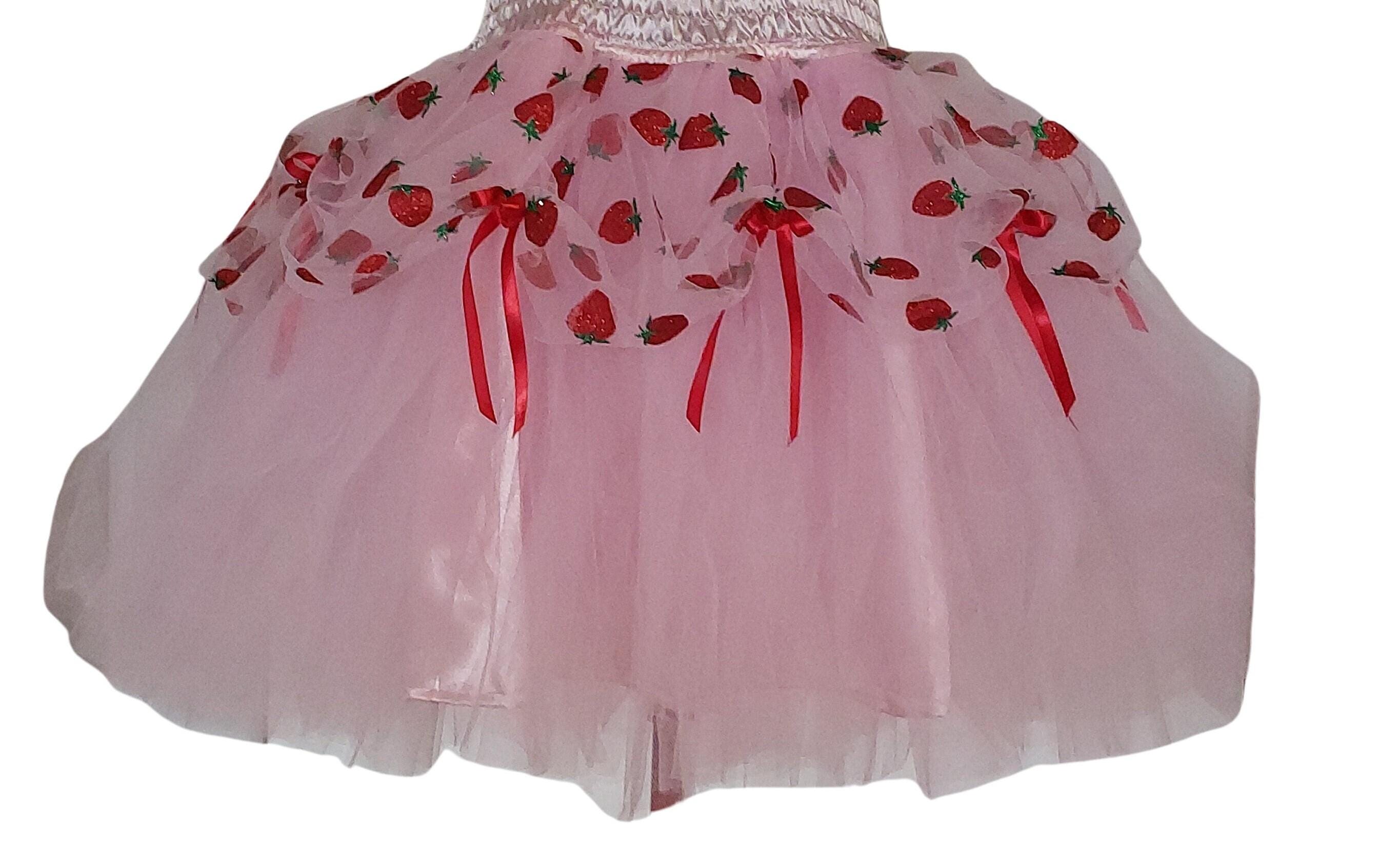 Strawberry Fairy Tutu Dress, Fantasy, Adult, Costume, Rave, Cosplay, Custom  Made, Party, Casual - Etsy