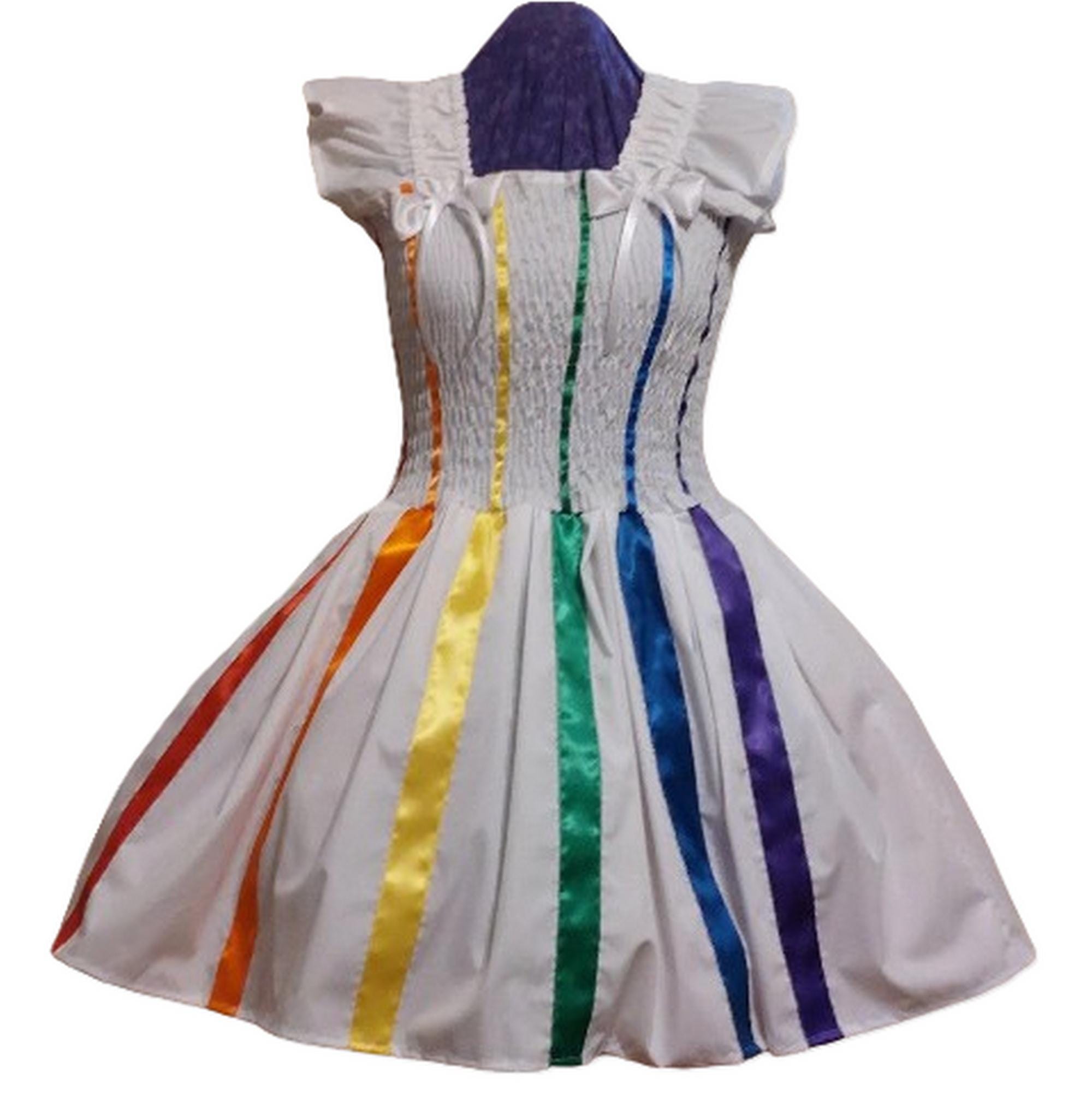 Sundress Pride, LGBTQ, Sissy, Lolita, Adult Baby, Cross Dresser, Costume, Cosplay, Rave, Custom Made, for Party, Casual