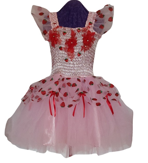 strawberry fairy dress Strawberry Fairy Dress, Tutu, Fantasy, Adult, Sissy, Lolita, Cross Dresser,  Costume, Rave, Cosplay, Ready Made, for Party, Casual