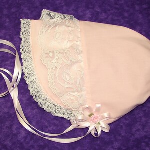 Bonnet Hat Cotton Adult Baby. Sissy, Lolita, Costume, Cosplay, Custom Made