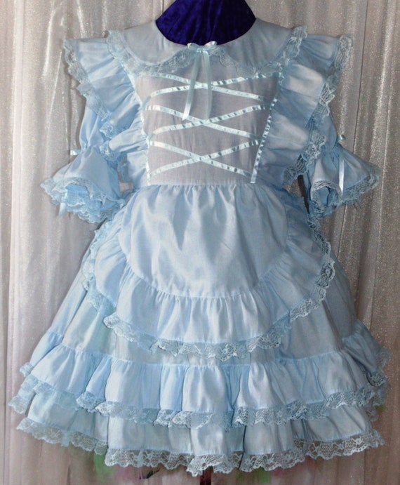 baby blue cotton dress