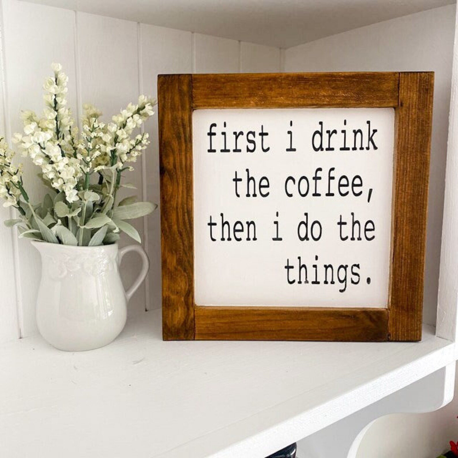 Coffee Rustic Sign Home Decor Wood Coffee Sign Coffee Etsy Australia