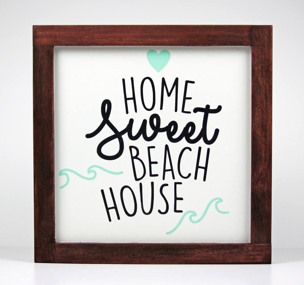 Beach Wood Decor Rustic Home Decor Popular Beaches Sign Etsy Australia