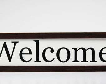 Welcome | Welcome Rustic Signs | Home Decor | Wooden Welcome Sign | Rustic Decor Ideas | Welcome Sign | New Home Gift