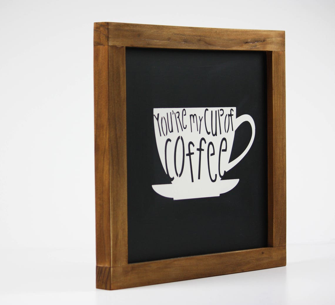 Coffee Signs Gift For Her Wall Art Coffee Wooden Sign Etsy