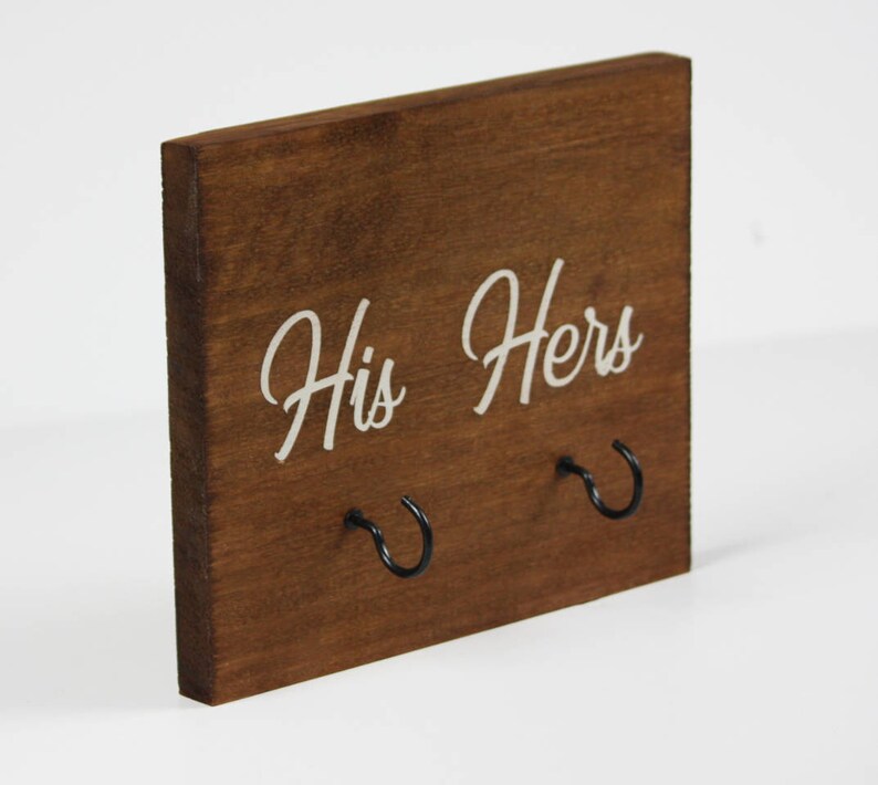 His and Hers His and Hers Gift Entryway Organiser Wood - Etsy Australia