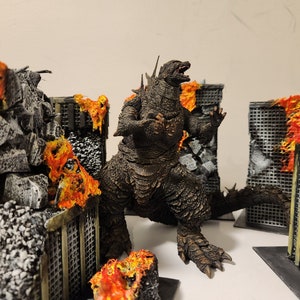 Godzilla Buildings for Display Monsterarts Hiya Neca Scale - Etsy