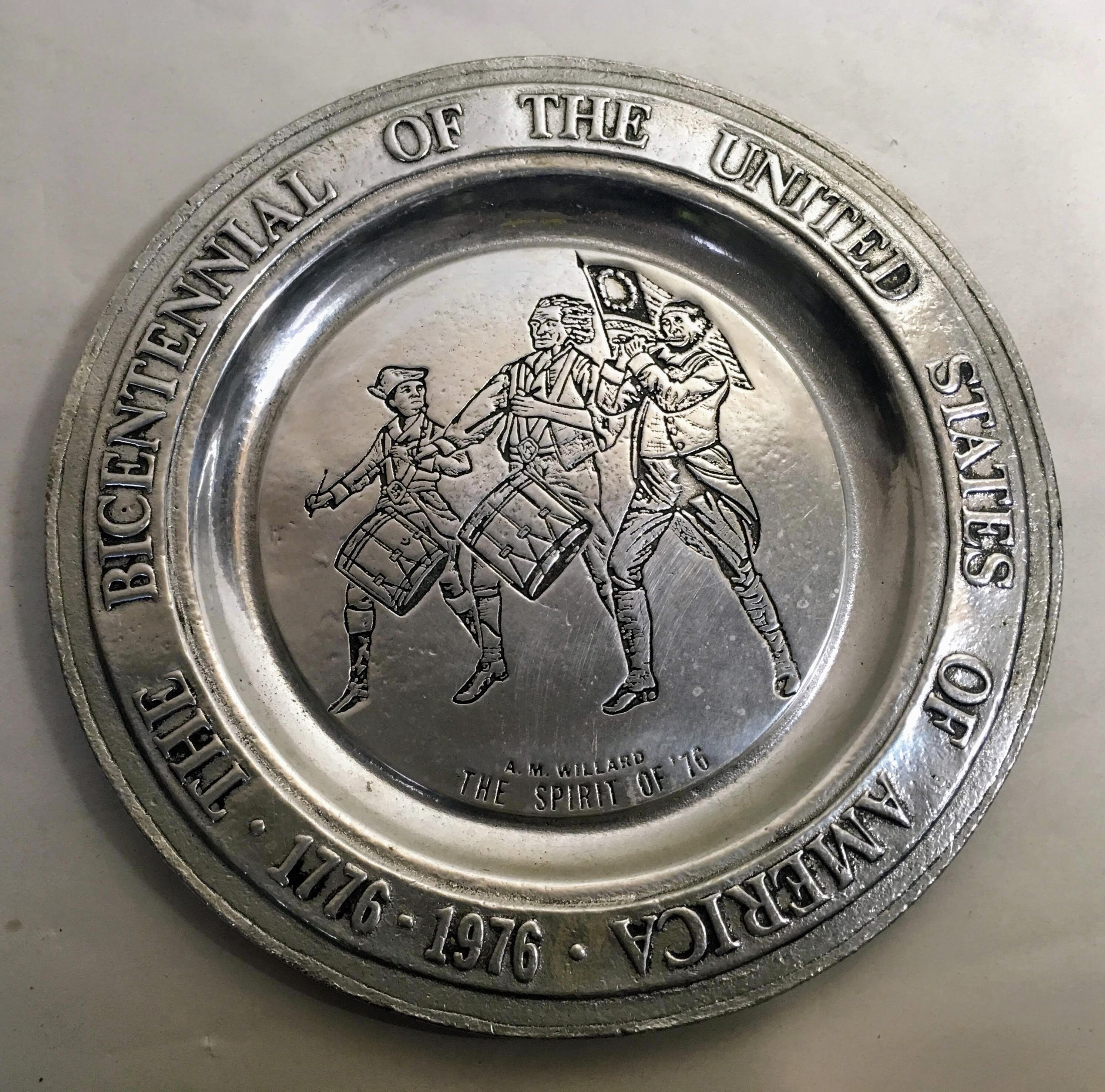 Bicentennial Pewter Plates for sale Only 4 left at 70
