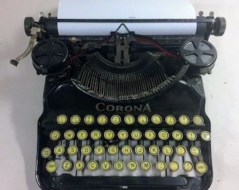 Vintage Corona Four Typewriter
