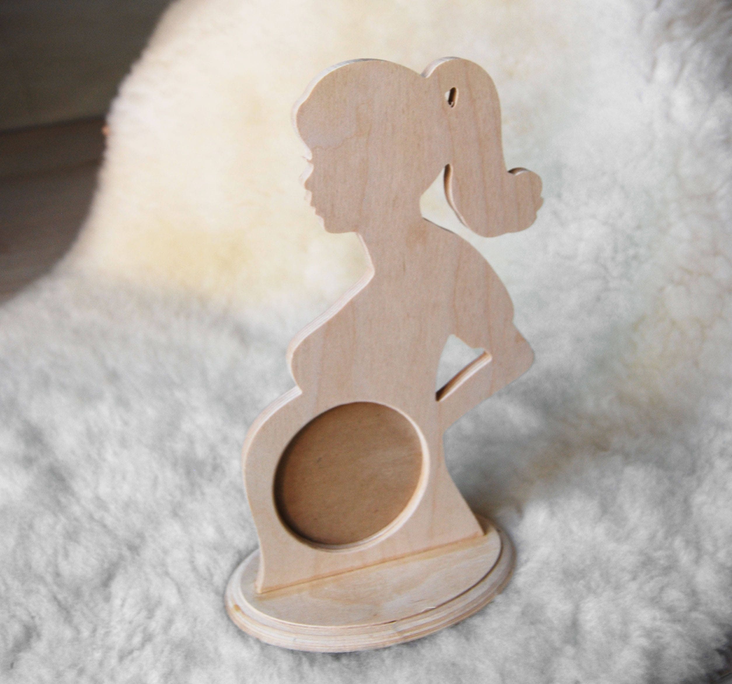 2 types of photo frames for pregnant women. DIY Wooden Photo Etsy