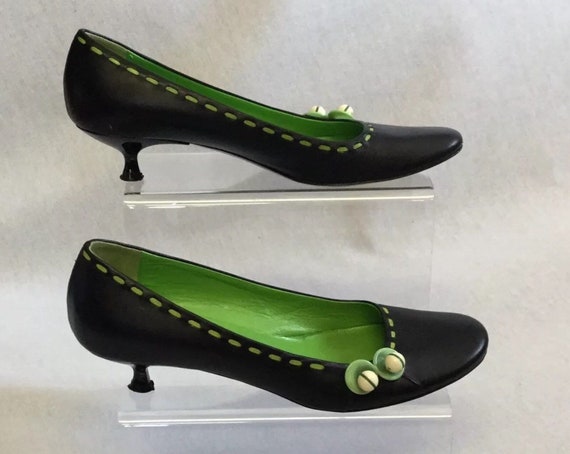 lime green court shoes uk