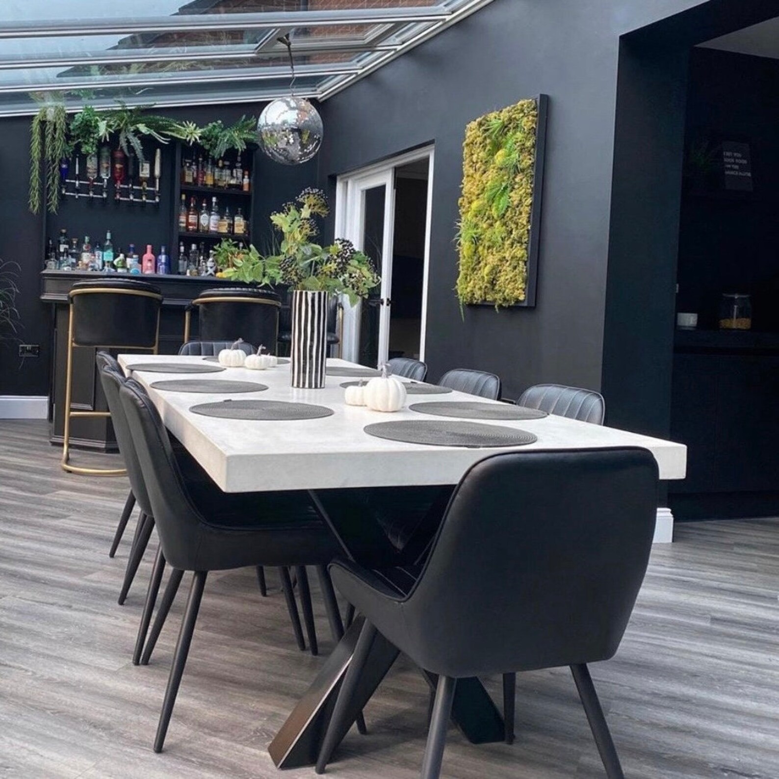 Solid Polished Concrete Dining Table - Etsy UK
