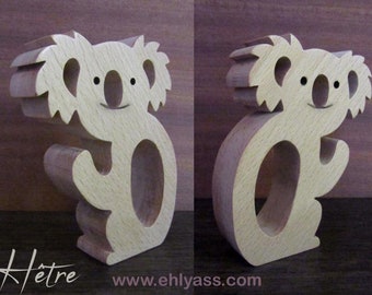 KOALA wooden towel ring (EPAIS) handmade by Ehlyass