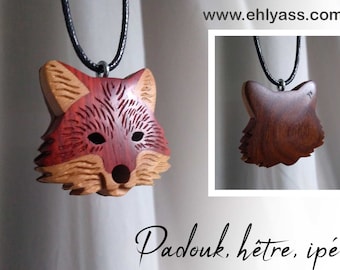 Amulette Tête de Renard fait-main par Ehlyass